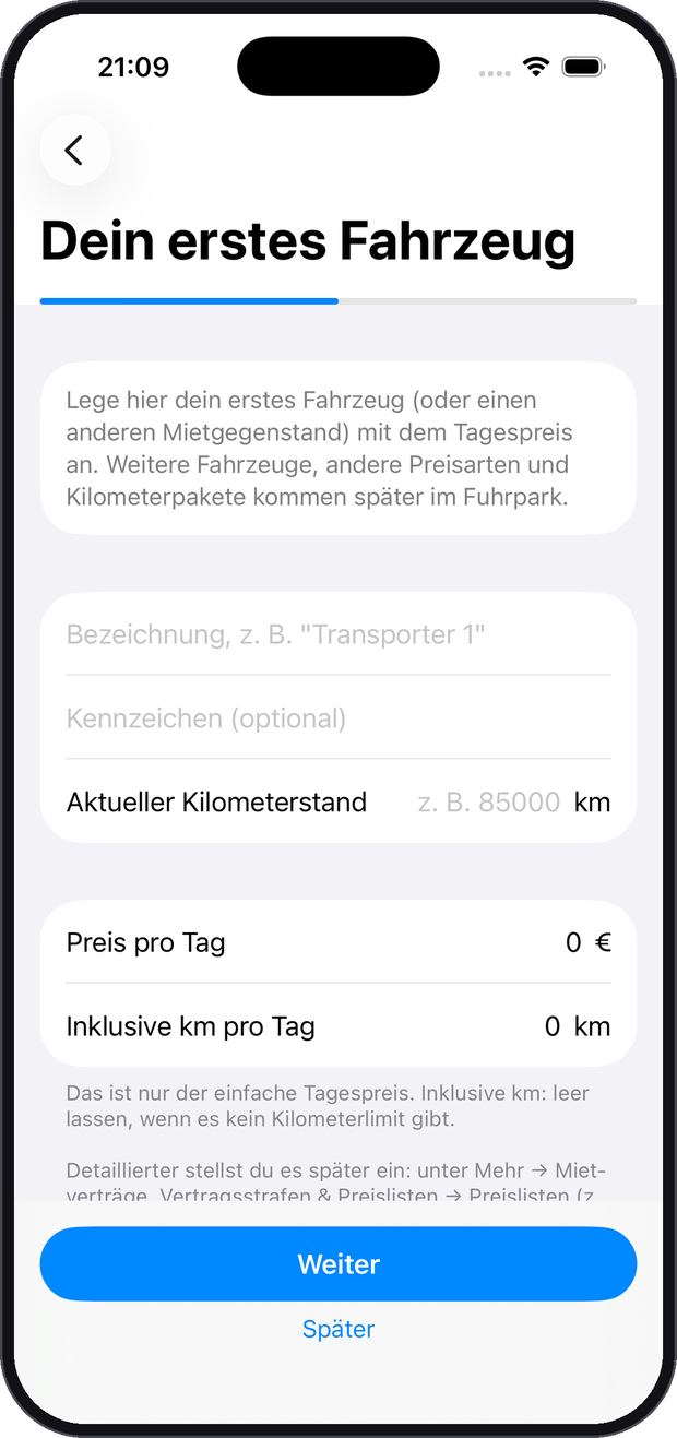 Einrichtungsassistent